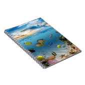 Tropische vis onderwater koraalrif notitieboek (Rechterzijde)