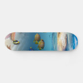 Tropische vis onderwater koraalrif persoonlijk skateboard (Horizontaal)