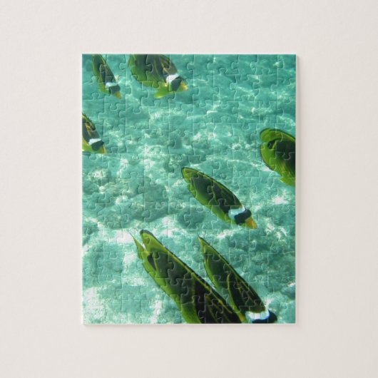 Tropische vis onderwater legpuzzel (Verticaal)