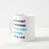 Tropische vis persoon, geweldige Mok (Voorkant links)