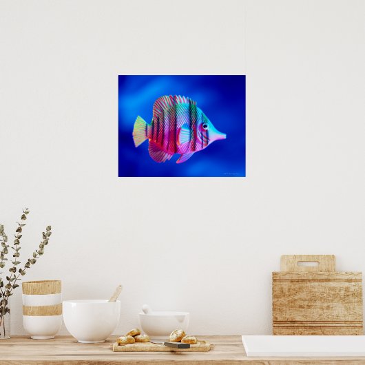 Tropische vis poster (Keuken)