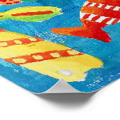 Tropische vis poster (Hoek)