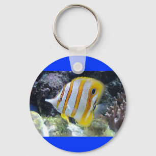 Tropische vis sleutelhanger