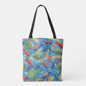 Tropische vis tote bag (Achterkant)
