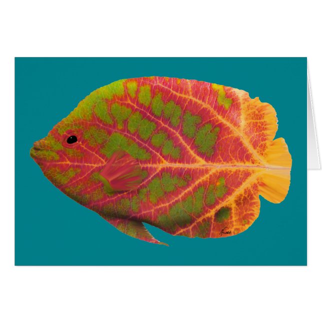 Tropische vis van Aspen Leaf 1 (Voorkant Horizontaal)