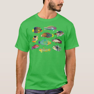 Tropische vis van de wereld t-shirt