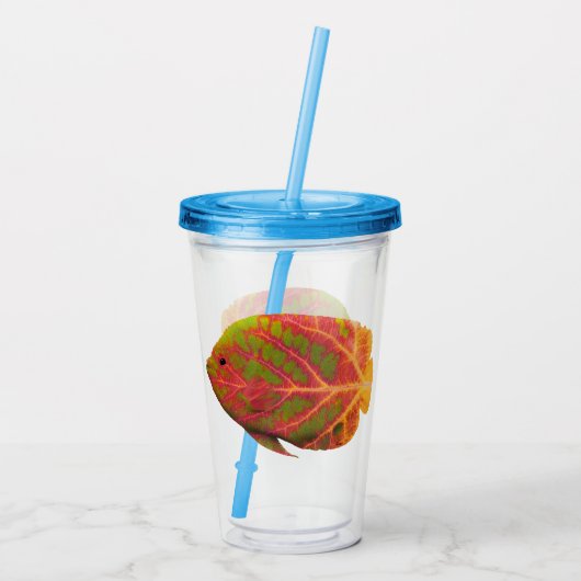 Tropische vis van het esp acryl drinkbeker (Achterkant)