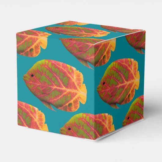 Tropische vis van het esp bedankdoosjes (Achterkant)