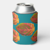 Tropische vis van het esp blikjeskoeler (Blikje Achterkant)