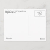 Tropische vis van het esp briefkaart (Achterkant)