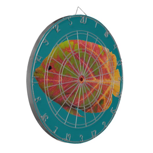 Tropische vis van het esp dartbord (Voorkant Links)