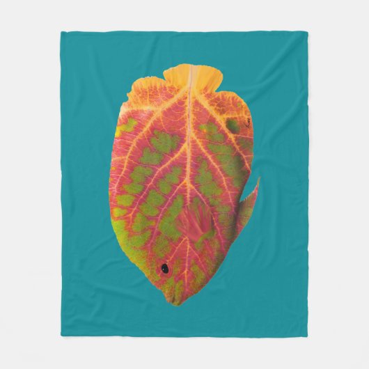 Tropische vis van het esp fleece deken (Voorkant)