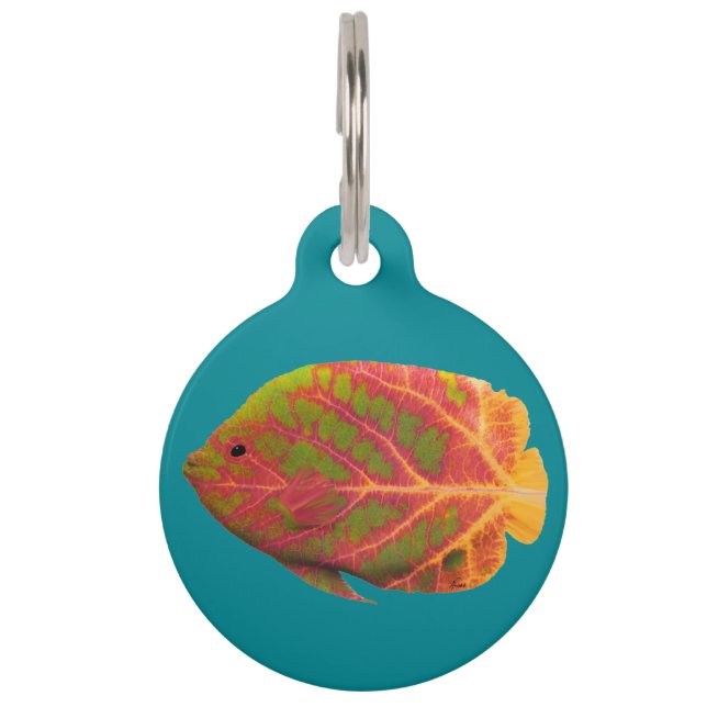 Tropische vis van het esp huisdierpenning (Voorkant)