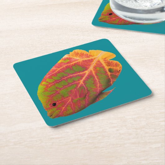 Tropische vis van het esp kartonnen onderzetters (Schuin)