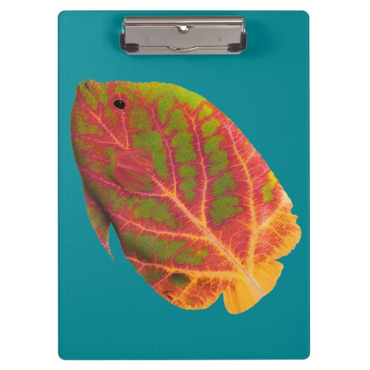 Tropische vis van het esp klembord (Voorkant)