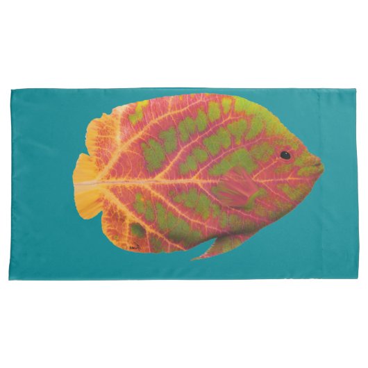 Tropische vis van het esp kussensloop (Voorkant-Rechts)
