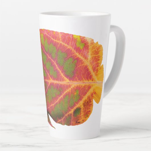 Tropische vis van het esp latte mok (Rechterhoek)