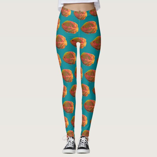Tropische vis van het esp leggings (Voorkant)