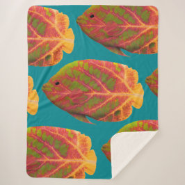Tropische vis van het esp sherpa deken