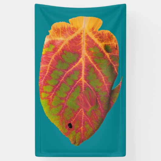 Tropische vis van het esp spandoek (Verticaal)