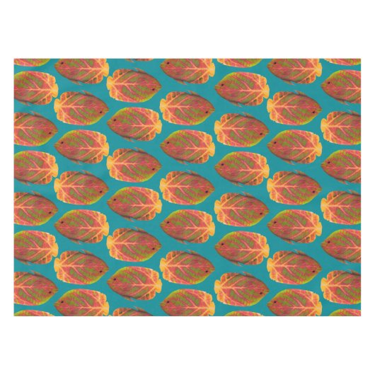 Tropische vis van het esp tafelkleed (Voorkant (Horizontaal))