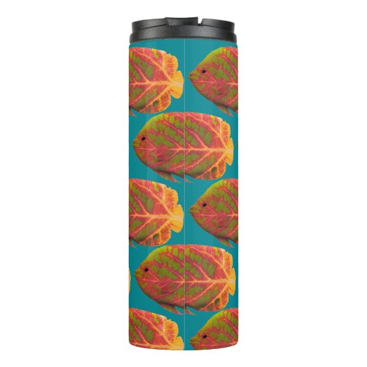 Tropische vis van het esp thermosbeker (Achterkant)