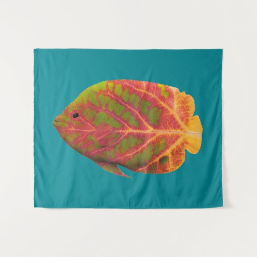 Tropische vis van het esp wandkleed (Voorkant (horizontaal))
