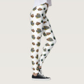 Tropische Vis Vervaagde Leggings (kies kleur) (Rechts)