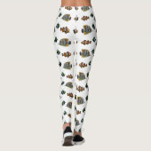 Tropische Vis Vervaagde Leggings (kies kleur) (Achterkant)