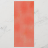 Tropische vis waterverf bruiloft menu (Achterkant)