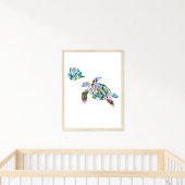 Tropische vis Waterverf kwekerij kunst Poster