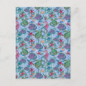 Tropische vis zeepaardschildpad Ocean Art Briefkaart (Voorkant)