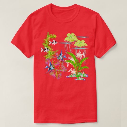 Tropische visbak t-shirt (Design voorkant)