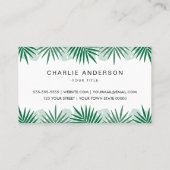 Tropische visitekaartjes aan de bladrand (Achterkant)