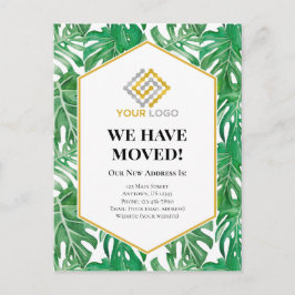 Tropische visitekaartjes verplaatsen briefkaart