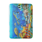 Tropische viskamer Rug Mat Home Decor (Voorkant Verticaal)