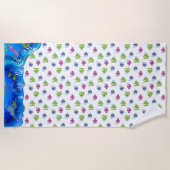 Tropische viskeuken strandlaken (Voorkant)