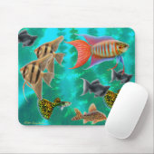 Tropische vismousepad muismat (Met muis)