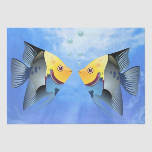 Tropische visontvlechting tissuepapier (Voorkant)