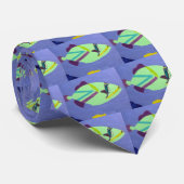 Tropische visschilfers stropdas (Opgerold)