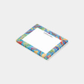 Tropische Vissen Aquarel Persoonlijk Post-it® Notes (Schuin)