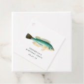  tropische vissen bedankjes labels (In situ)