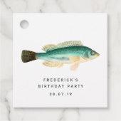  tropische vissen bedankjes labels (Voorkant)