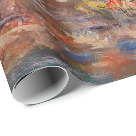 Tropische vissen in aquarium onderwater cadeaupapier (Rol Hoek)