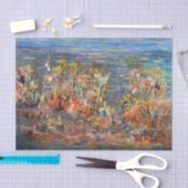 Tropische vissen in aquarium onderwater tissuepapier (Craft)