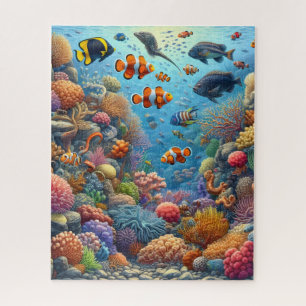 Tropische Vissen Onder Water Legpuzzel