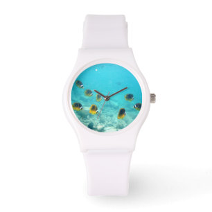 Tropische vissen Onderwater Sporty Watch Horloge