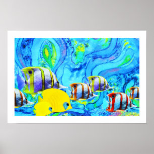 Tropische vissen poster