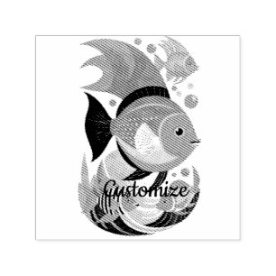 Tropische vissen selectie Thunder_Cove Zelfinktende Stempel