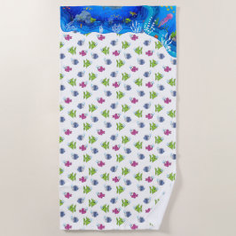 Tropische Vissen Strandhanddoek Strandlaken